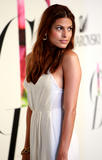 Eva Mendes in low-cut white dress looks beautiful at the CFDA Fashion Awards in New York