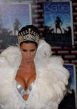 Katie Price (Jordan) launches/signs copies of her new autobiography in Borders Bookstore on London's Oxford Street,