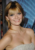 Mischa Barton shows nice cleavage at The Happening film premiere in NY
